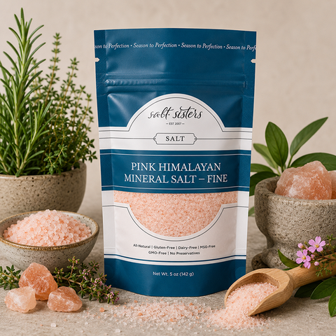 Pink Himalayan Mineral Salt – Fine 5oz